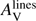 $ A_\mathrm{V}^\mathrm{lines} $