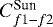 $C_{f1-f2}^{\textrm{Sun}}$