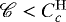 ${\mathscr{C}}<C_c^{\mathrm H}$