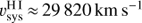 $ \nu_\text{sys}^\text{HI}\approx\text{29 820 km s}^{-1} $