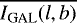 $\overline{I_{\textrm{GAL}}(l,b)}$