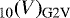 $_{10}(V)_{\textrm{G2V}}$