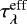 $\tau_{\lambda}^{\textrm{eff}}$