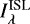 $I^{\textrm{ISL}}_{\lambda}$
