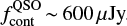 $ f_{{\rm{cont}}}^{{\rm{QSO}}}\sim 600 \mu {\rm{Jy}} $
