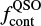 $ f_{{\rm{cont}}}^{{\rm{QSO}}} $