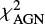 $ \chi^2_{\rm AGN} $