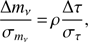 $ \begin{aligned} \frac{\Delta {m}_\nu }{\sigma _{m_\nu }} \,{=}\, \rho \frac{\Delta {\tau }}{\sigma _\tau }, \end{aligned} $