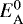 $E_{\text{A}}^{0}$