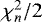 $\chi^2_n/2$