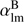 $ \alpha_\text{lm}^\text{B} $