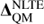 $\Delta _{{\rm{QM}}}^{{\rm{NLTE}}}$