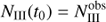 $$ \begin{aligned} N_{\rm III}(t_0)&= N_{\rm III}^\mathrm{obs} \end{aligned} $$