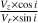 $ \frac{V_z\times \cos i}{V_r \times \sin i} $