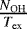 $\frac{N_{\textrm{OH}}}{T_{\textrm{ex}}}$