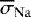 $\overline{\sigma}_{\mathrm{Na}}$