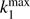 $ k_{1}^\mathrm{max} $