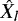 $\hat{X}_l$