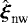 $\hat{\boldsymbol{\xi}}_{\textrm{nw}}$