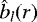 $\hat{b}_l(r)$