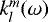 $k_l^m(\omega)$