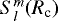 $S_{l}^{m}(R_{\textrm{c}})$