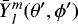 $\bar{Y}{_{l}^{m}}(\theta&#x0027;, \phi&#x0027;)$