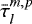 $\bar{\tau}_{l}^{m, p}$