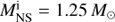 $M_{\rm NS}^{\rm i}=1.25\,M_\odot$