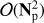 $ \textstyle\mathcal O(\mathbf N_\mathrm p^2) $