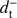 $ \textstyle\boldsymbol d_\mathrm t^- $