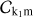 $ \mathcal{C}_\mathrm{{k_{1} m}} $