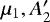 $\mu_1, A_2&#x0027;$