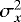 $\sigma_x^2$