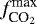 $f^{\textrm{max}}_{\textrm{CO}_2}$