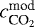 $c^{\textrm{mod}}_{\textrm{CO}_2}$