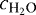 $c_{\textrm{H}_2\textrm{O}}$