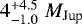 ${4^{&#x002B;4.5}_{-1.0} \;{M}_{\textrm{Jup}}}$