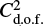 $ C^2_{\mathrm{d.o.f.}} $