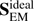 $ \text{S}_{\text{EM}}^{\text{ideal}} $