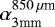 $\alpha ^{850\,\mu {\textrm{m}}}_{3\textrm{mm}}$