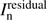 $ I_{\text{n}}^{\text{residual}} $