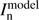 $ I_{\text{n}}^{\text{model}} $
