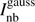 $ I_{\text{nb}}^{\text{gauss}} $