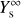 $ \textstyle Y_\mathrm s^\infty $