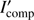 $ \left( {{{I'}_{{\rm{comp}}}}} \right) $