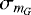 $\sigma_{m_G}$