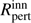 $ R_{\text{pert}}^{\text{inn}} $
