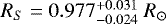 $R_S=0.977_{-0.024}^{&#x002B;0.031}\;R_{\odot}$