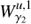 $ W_{\gamma_2}^{u,1}\ $